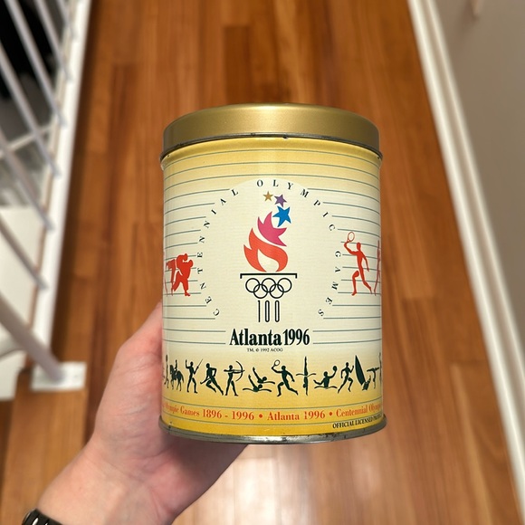 Atlanta 1996 Olympics Metal Tin - Picture 1 of 4
